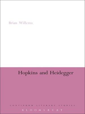 cover image of Hopkins and Heidegger